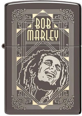 Zippo Bob Marley Windproof Flame Lighter in Gray Color