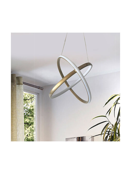 Megapap Pascal Pendant Lamp with Built-in LED Gold