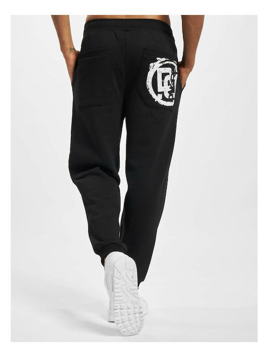 Dangerous Dngrs Men's Sweatpants with Rubber Black