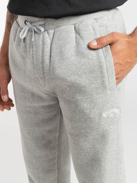 Billabong Arch Sweatpants with Elastic Gray