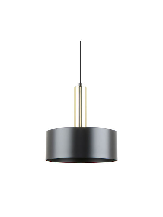 Ravenna Penny Pendant Light Single-Light Bell for Socket E27 Black