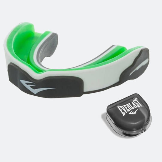 Everlast Evergel Protecție bucală Senior Verde cu husă