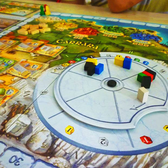 Board Game Palaces Carrara Second Edition for 2-4 Players 10+ Years Old (EN) Game Brewer