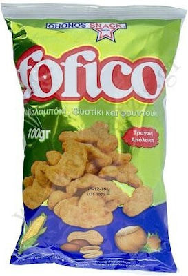 Ohonos Snack Πατατάκια Fofico με Γεύση Καλαμπόκι Χωρίς Γλουτένη Σνακ 100gr