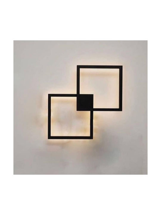 Megapap Estrid Φωτιστικό Τοίχου LED Μαύρο 56x35x4εκ. Megapap Estrid Φωτιστικό Τοίχου LED Μαύρο 56x35x4εκ.
