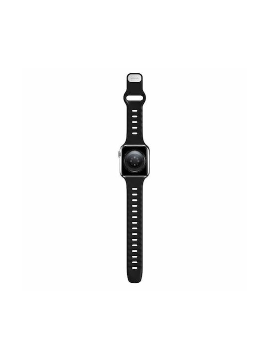 Nomad Slim Sport Λουράκι Σιλικόνης Μαύρο (Apple Watch 42/44/45mm)