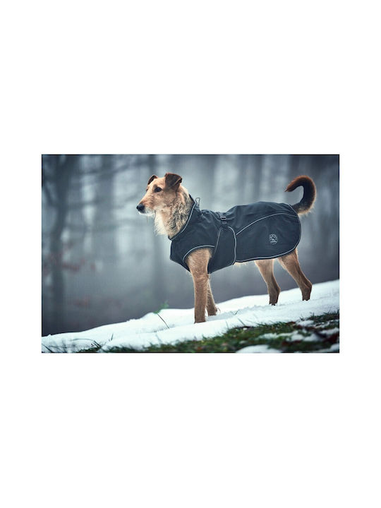 Hunter Norton 360 Uppsala Hundemantel Wasserdicht Schwarz mit Rückenlänge 40 cm.