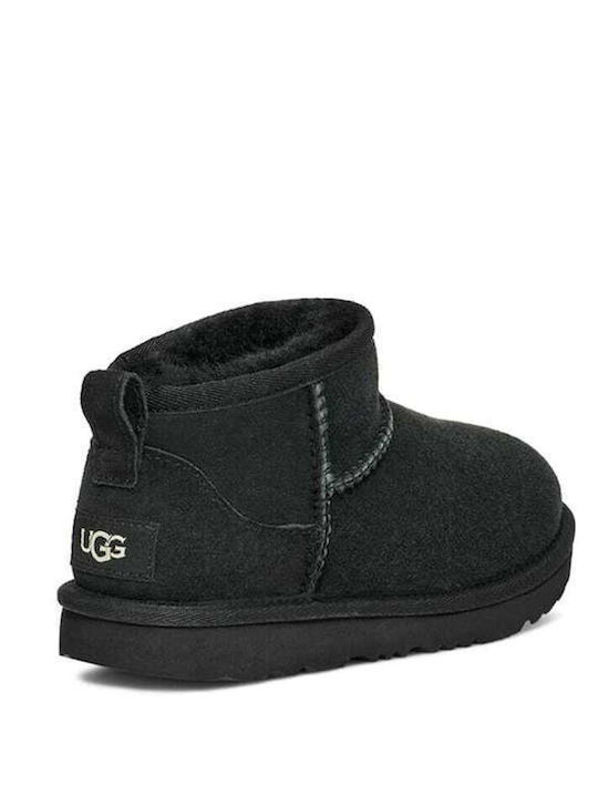 1130750 Suede Kinderstiefeletten Schwarz