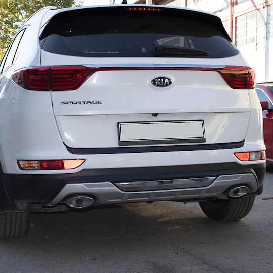 Carner Protections for Car Bumpers Kia Sportage 2016-2018 1pcs Black