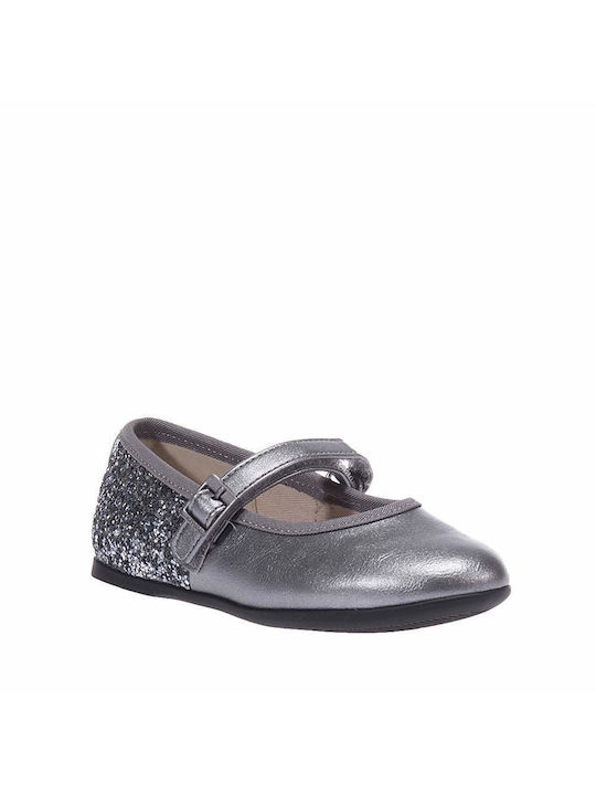 Mayoral Kids Ballerinas with Hoop & Loop Closure Gray