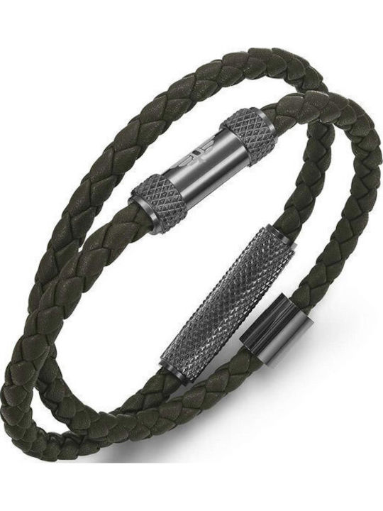 Police Urban Texture Men's Bracelet from Stainless Steel 20cm