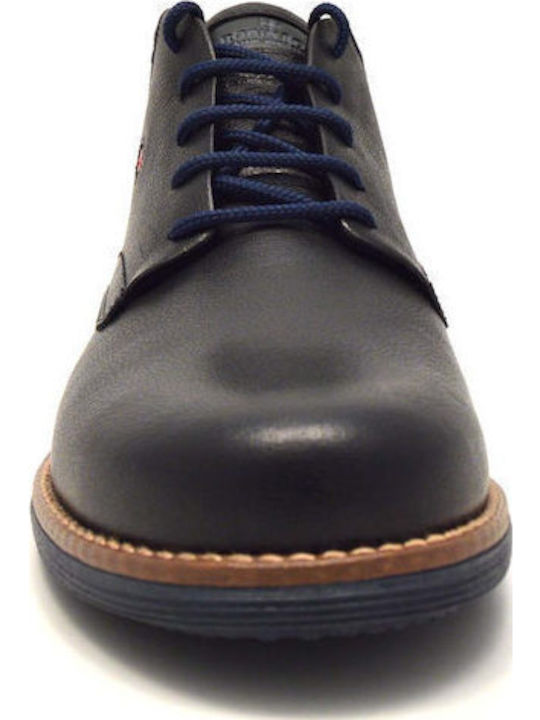 Leather Black Men's Boots Anatomical