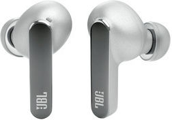 JBL Live Pro 2 In-Ear Bluetooth Kopfhörer mit Schweißbeständigkeit und Ladekoffer Silber
