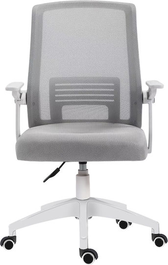 Zita Plus A1180W Bürostuhl mit Einstellbaren Armen Weiß / Grau