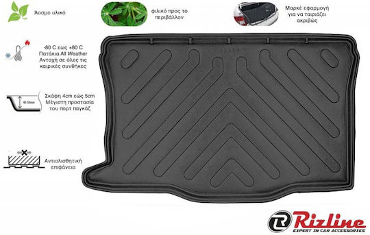 Rizline Trunk Mat Tray Type for Suzuki Swift 2018 Black