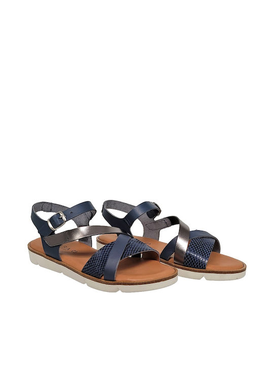 Kelara Damen Flatforms K12607 blau