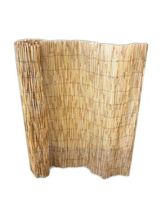 Sidirela Καλαμωτή με Χοντρό Καλάμι Bamboo Fencing with Whole Reed 1x3m