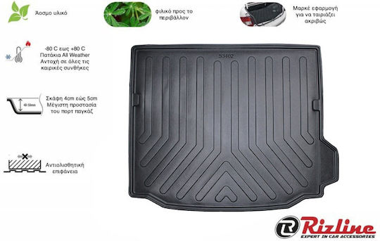 Rizline Trunk Mat Tray Type for BMW X3 2017 Black