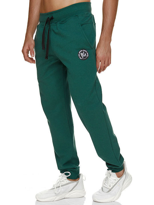 Sweatpants with Elastic Dark Green