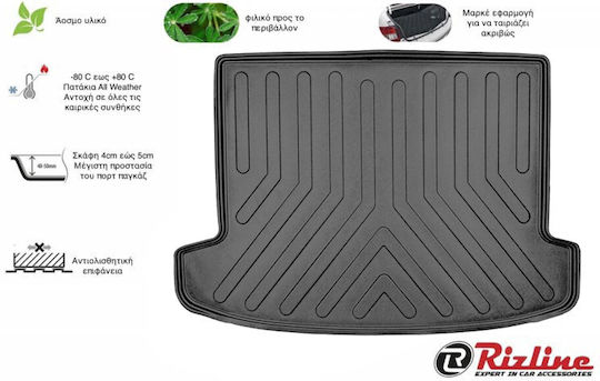 Rizline Trunk Mat Tray Type for Hyundai Tucson 2020 Black