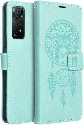 Forcell Mezzo Brieftasche Synthetisches Leder Dreamcatcher Green (Redmi Note 11 / 11S 4G)