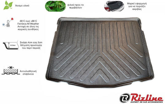 Rizline Trunk Mat Tray Type for Ford Mustang 2020 Black