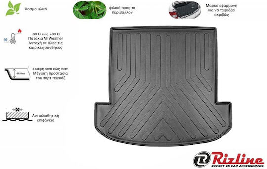 Rizline Trunk Mat Tray Type for Kia Sorento 2021 Black