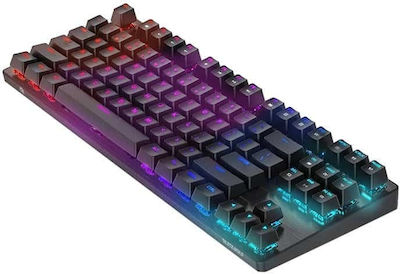 BlitzWolf BW-KB2 Gaming Mechanische Tastatur mit Benutzerdefiniert Blau Schaltern und RGB-Beleuchtung Schwarz