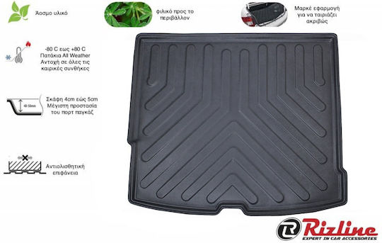 Rizline Trunk Mat Tray Type for Volvo XC 60 2017 Black