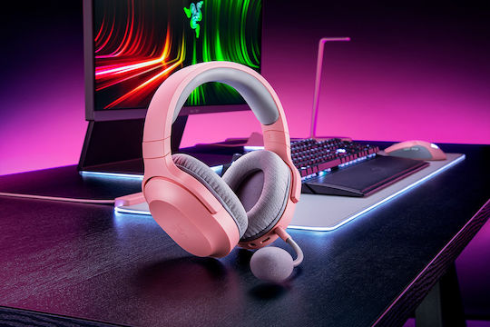 Razer Barracuda X Wireless Over Ear Gaming Headset with 3.5mm / USB / Bluetooth Connectivity Quartz for PC