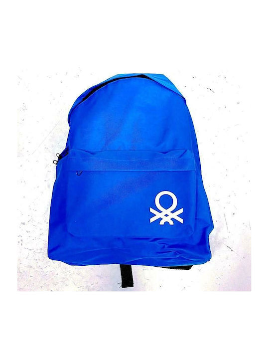 Benetton Creative Concepts Blue School Bag Backpack Junior High-High School Blue