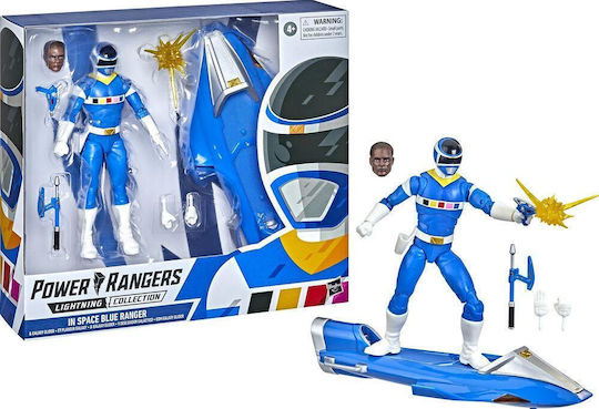 Action Figure Lightning Collection In Space Blue Ranger & Galaxy Glider Power Rangers for 4+ Years 15cm.