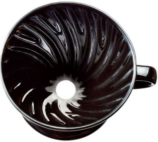 Hario V60 02 Kasuya Coffee Dripper Porcelain Black 140x120x102mm