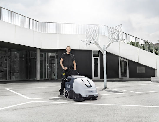 Nilfisk SW900 Σάρωθρο Μπαταρίας με Κάδο 60Lt 60cc