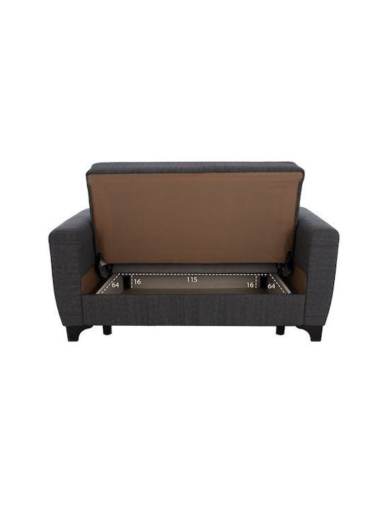 Hema Canapea Cu Două Locuri Pat Gri 190x84x88cm