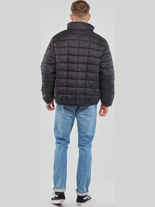Walltzerd Μπουφάν Puffer Διπλής Όψης Μαύρο