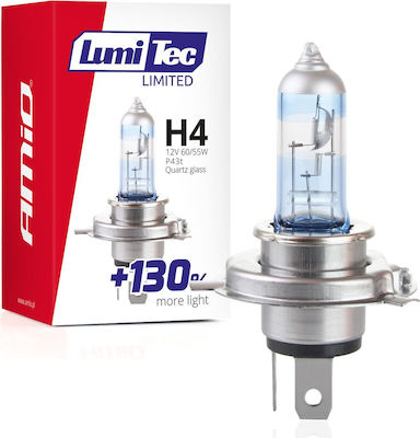 AMiO Lamps Car Lumitec Limited H4 / P43T Halogen 12V 55W 1pcs