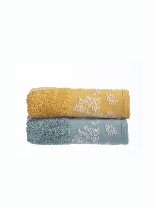 Nef-Nef Homeware Bath Towel Femme 031430 70x140cm. Yellow Weight 500gr/m²