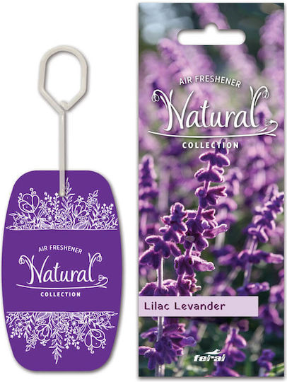 Feral Lufterfrischer-Karte Autoanhänger Natural Collection Gartenia / Jasmin / Lavendel / Sandelholz 6Stück