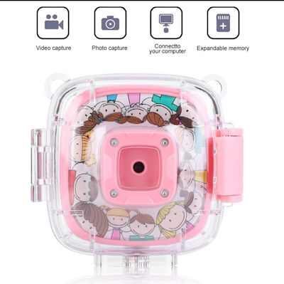 AC-1901-14 Action Camera Full HD (1080p) Underwater Pink with Screen