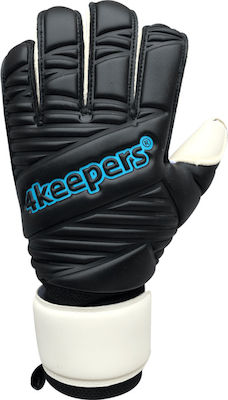 4Keepers Retro IV RF Kids Goalkeeper Gloves Black