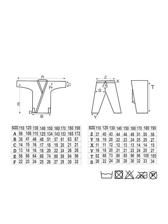 Spokey Raiden 85118 Uniform Karate Weiß