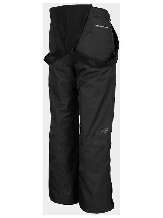 4F HJZ22-JSPMN002-20S Kids Dungarees for Ski & Snowboard Black 4F HJZ22-JSPMN002-20S Kids Dungarees for Ski & Snowboard Black