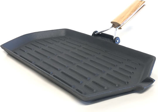 ArtGaz Gusseisen Grillpfanne Grill Durchmesser Ø35cm
