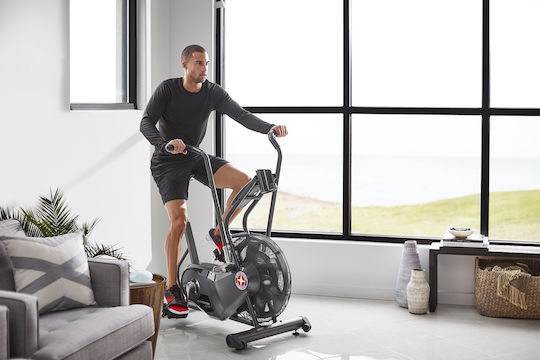 Schwinn Airdyne AD6 Όρθιο Ποδήλατο Γυμναστικής με Αντίσταση Αέρα και Ροδάκια