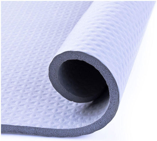 Spokey Softmat Στρώμα Γυμναστικής Pilates Λευκό με Ιμάντα Μεταφοράς (180x60x1cm)