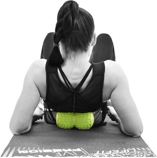 Lifefit Μπάλα Μασάζ Διπλή Πράσινη 18cm