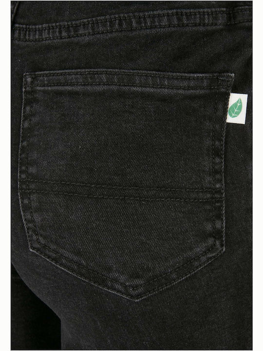 Women's Jeans Pants High Rise Flared Black
