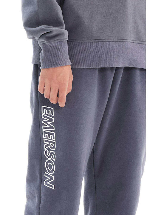 Sweatpants with Elastic Stone Grey