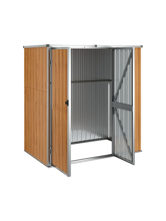Metallische Gartenhaus Gaalvanisierte Braune M1.61xP0.89xH1.61m